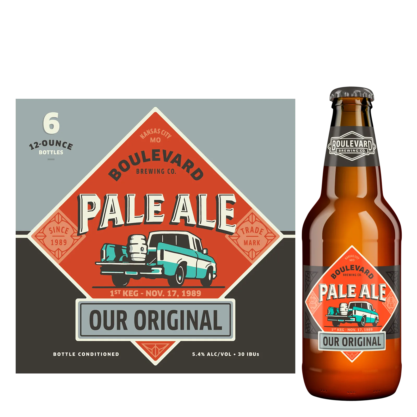 Boulevard Brewing Company Pale Ale 6pk Btl 5.4% ABV