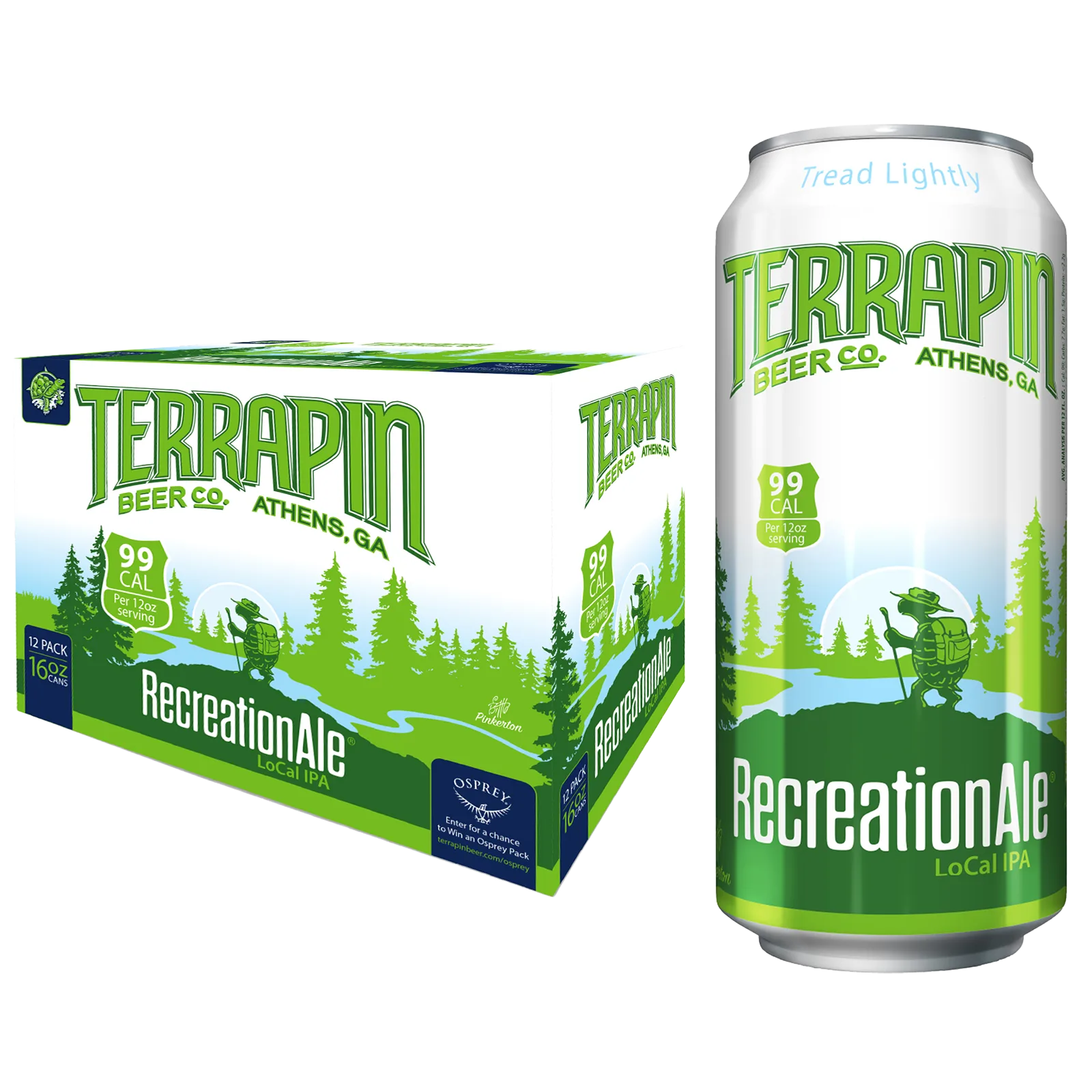 Terrapin RecreationAle 12pk 16oz Can 4.2% ABV