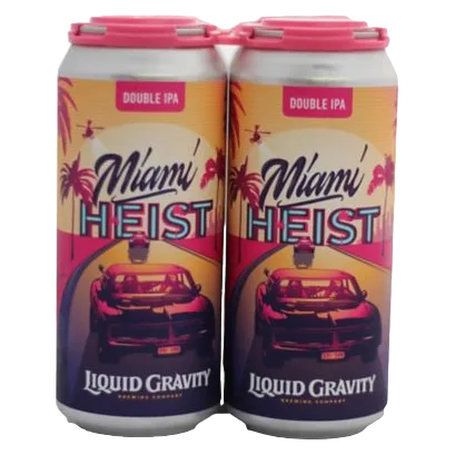 Liquid Gravity Brewing Co. Miami Heist Hazy Double IPA 4pk