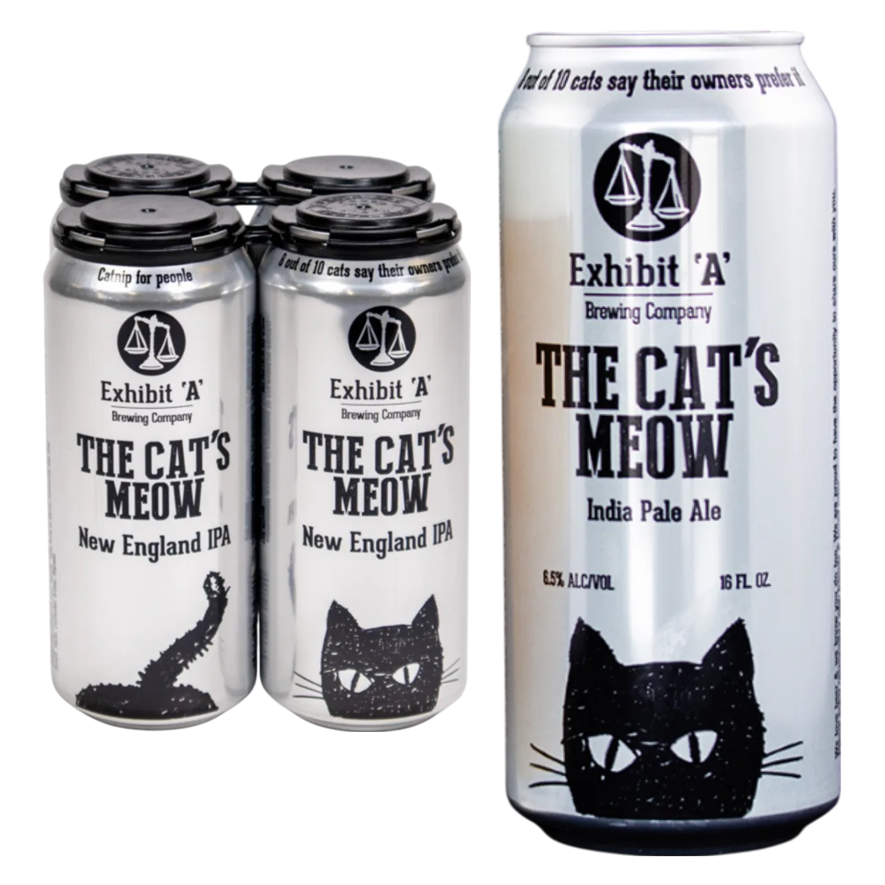 Exhibit A Brewing The Cat's Meow 4pk 16oz Can 6.5% ABV