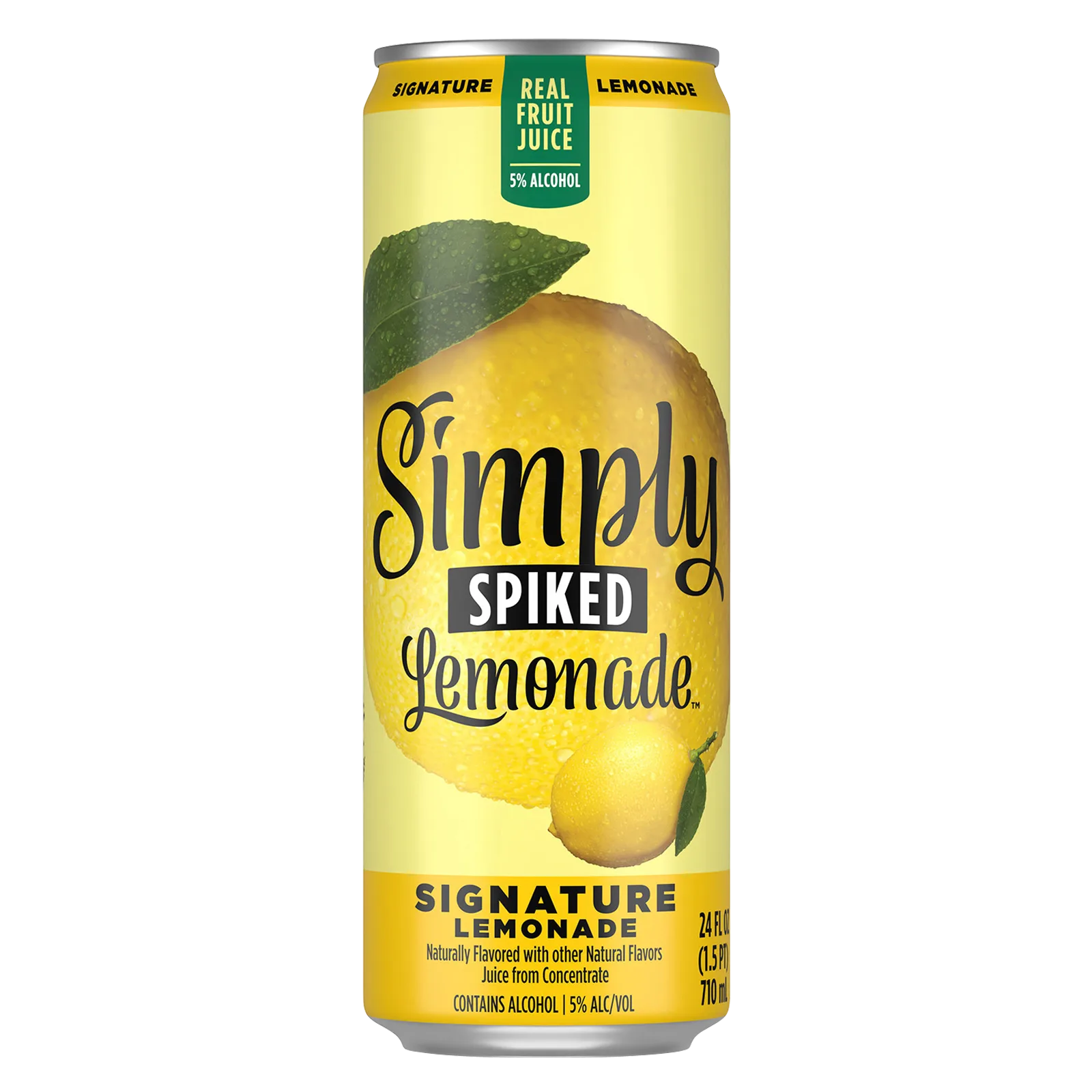 Simply Spiked Signature Lemonade Single 24oz Can 5% ABV