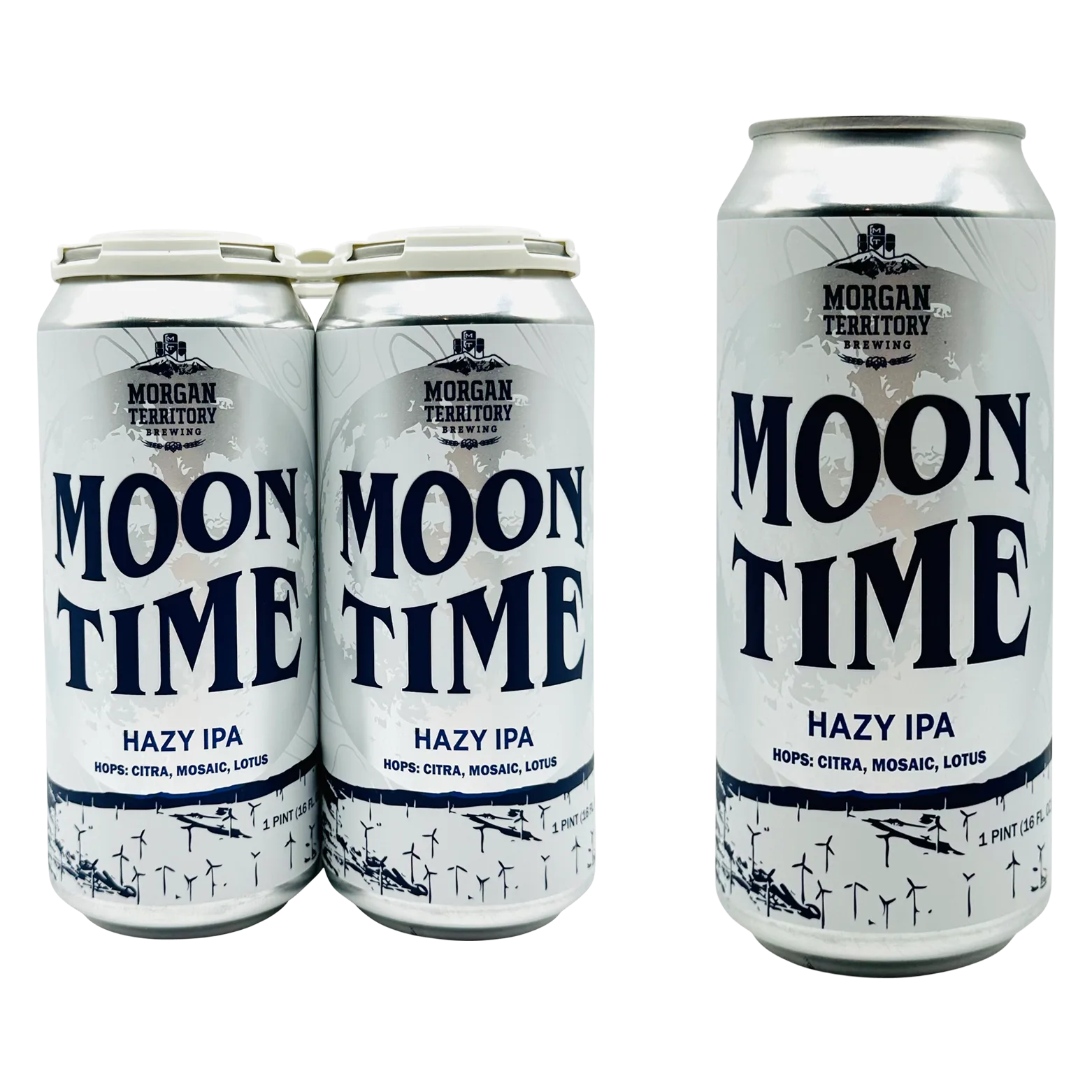 Morgan Territory Brewing Moon Time Hazy IPA 4pk 16oz Can
