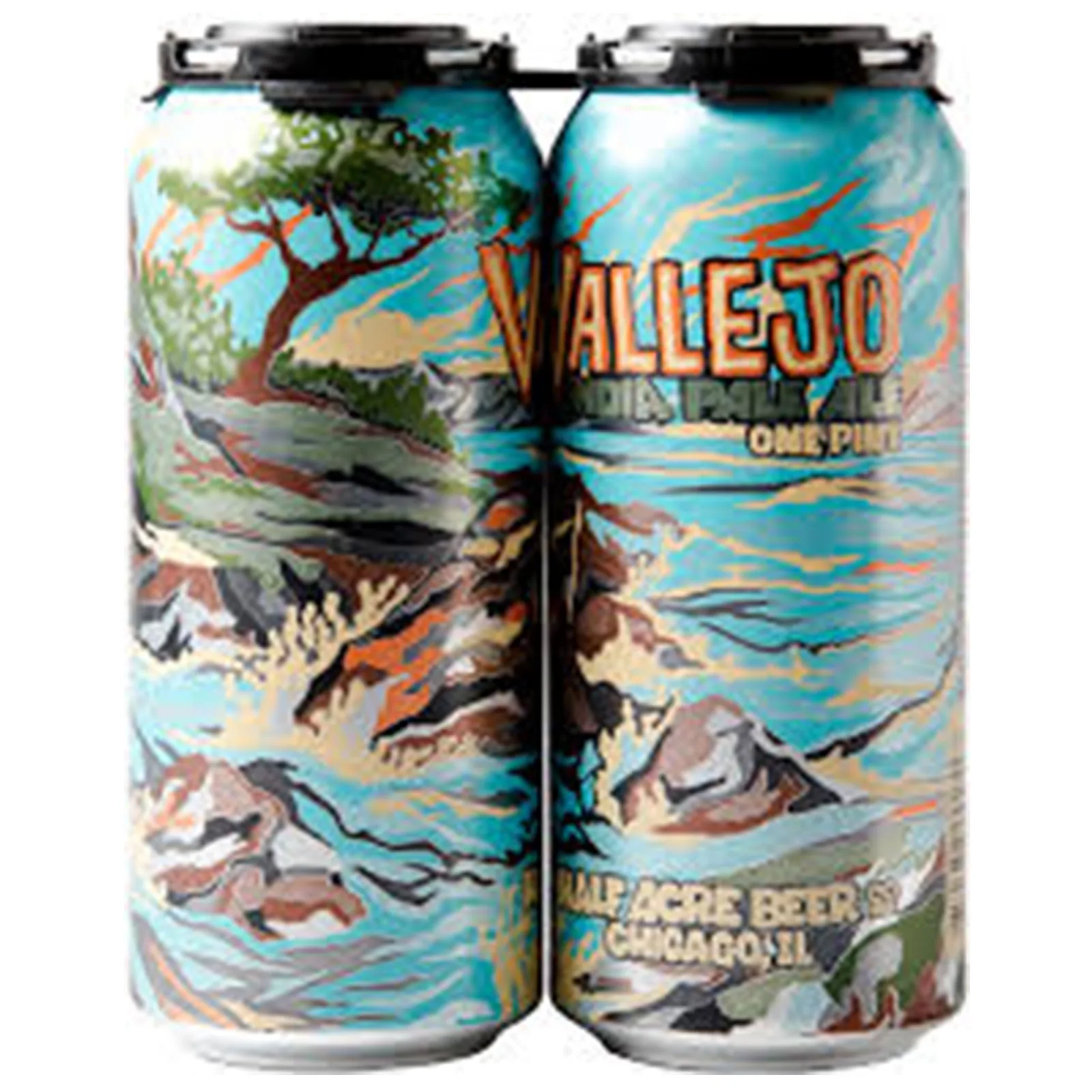 Half Acre Vallejo 4 Pack 16 oz Cans