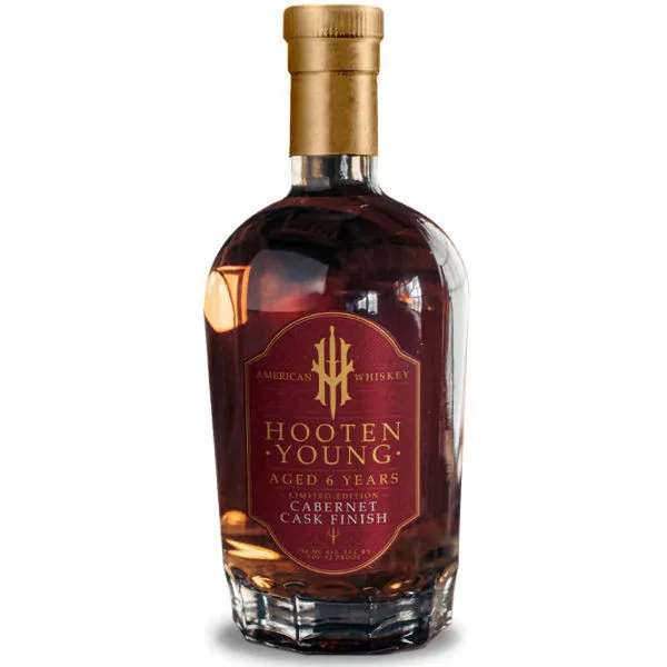 Hooten Young 6 Year Old Cabernet Cask Finished American Whiskey 750Ml