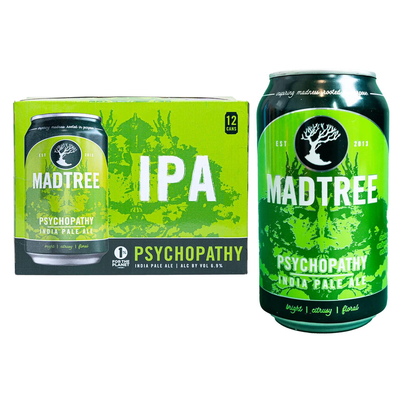 MadTree Psychopathy IPA 12pk Can 6.9% ABV