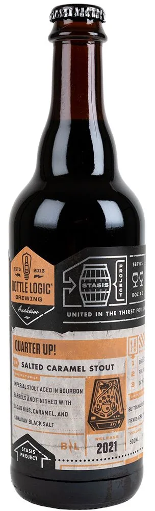 Logic Brewing Quarter Up! Salted Caramel Stout (500 Ml Btl