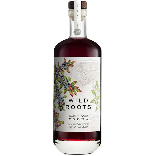 Wild Roots Huckleberry Vodka 750Ml