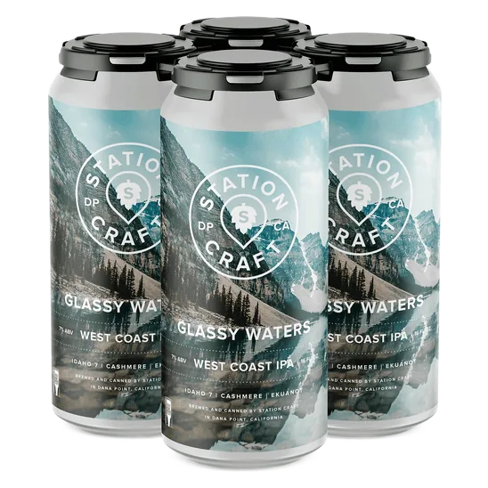 Station Craft Brewery Glassy Waters West Coast IPA (4PKC