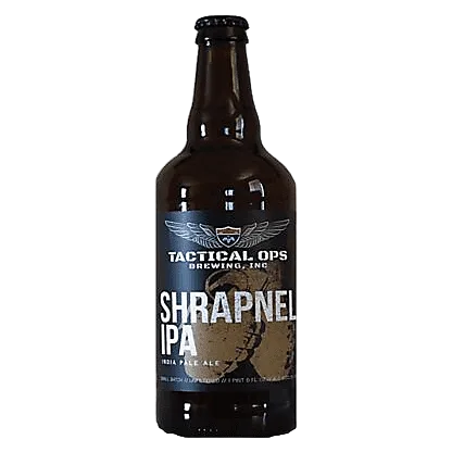 Tactical OPS Brewing Shrapnel IPA Single 22oz Btl