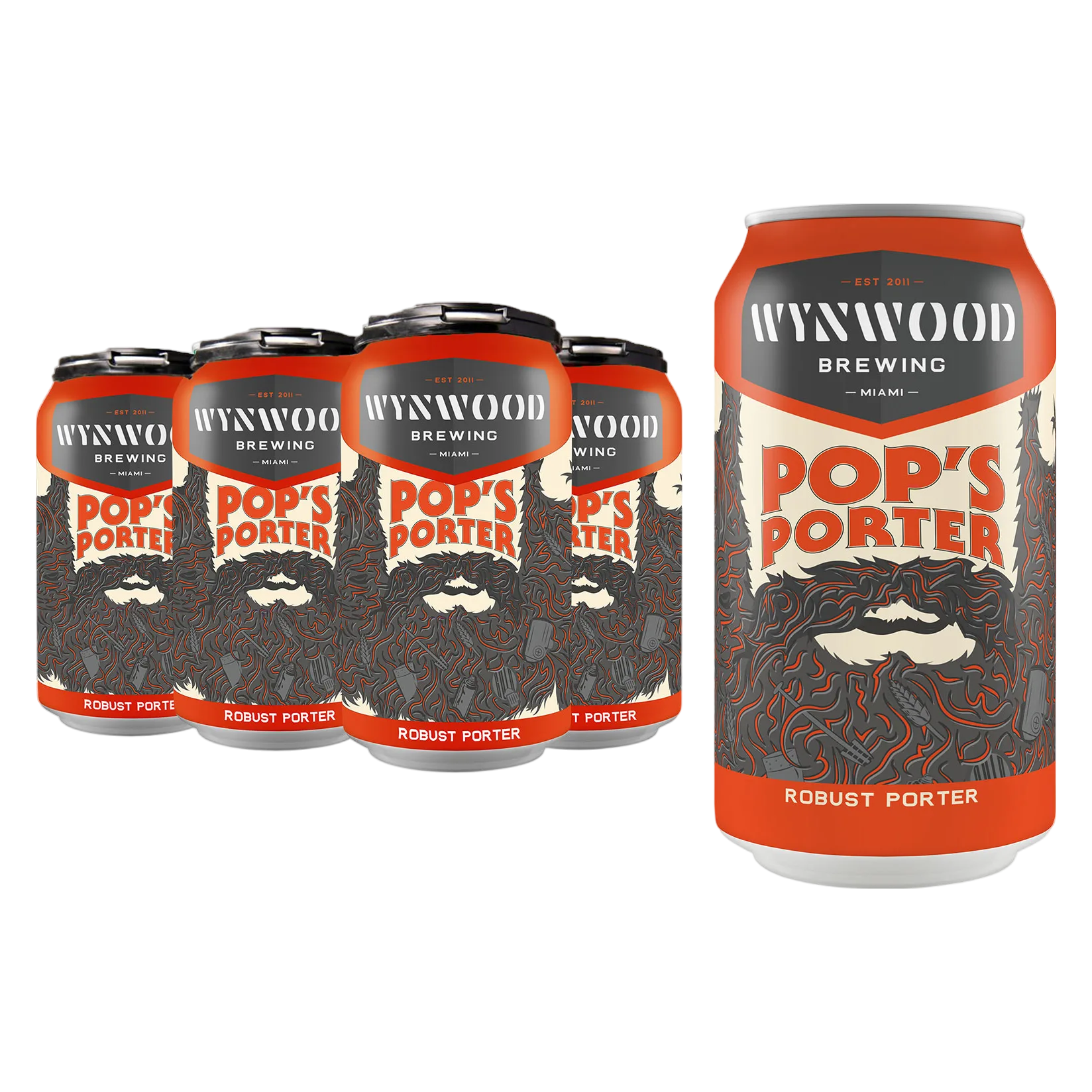 Wynwood Pop's Porter 6pk Can 6.2% ABV