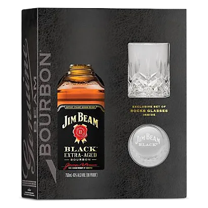 Jim Beam Black Bourbon Gift Set