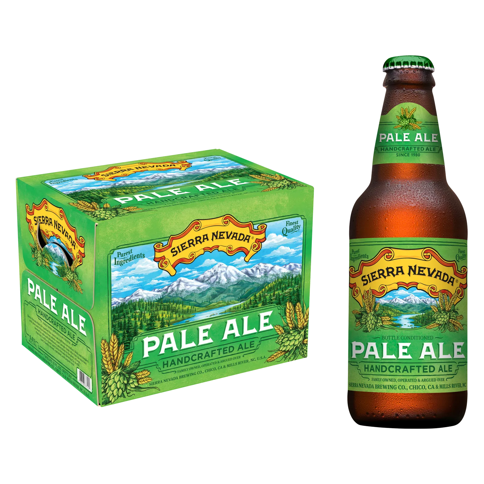 Sierra Nevada Pale Ale 12pk Btl 5.6% ABV