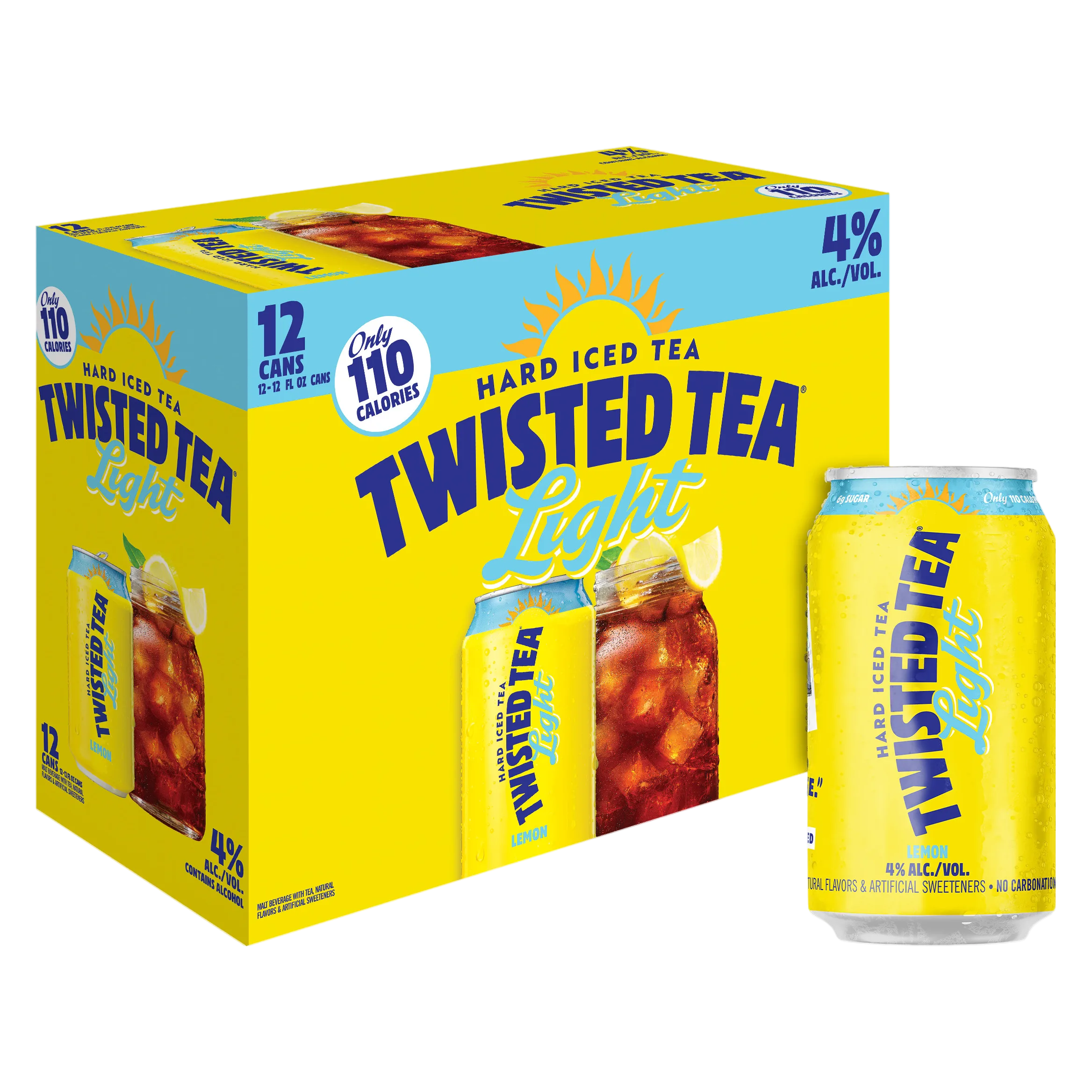 Twisted Tea Light 12pk 12oz Can 5.0% ABV