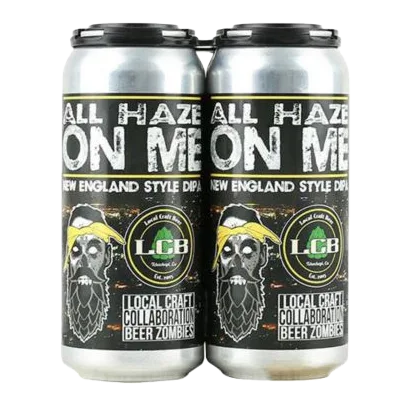 Local Craft Beer All Haze On Me Double IPA (4PKC
