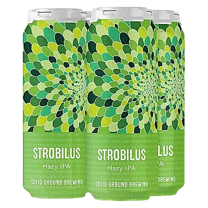 Solid Ground Brewing Rotating Hazy - Strobilus Hazy IPA 4pk 16oz Can