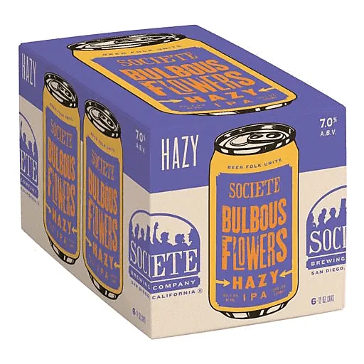 Societe Brewing Co. Bulbous Flowers Hazy IPA (6PKC