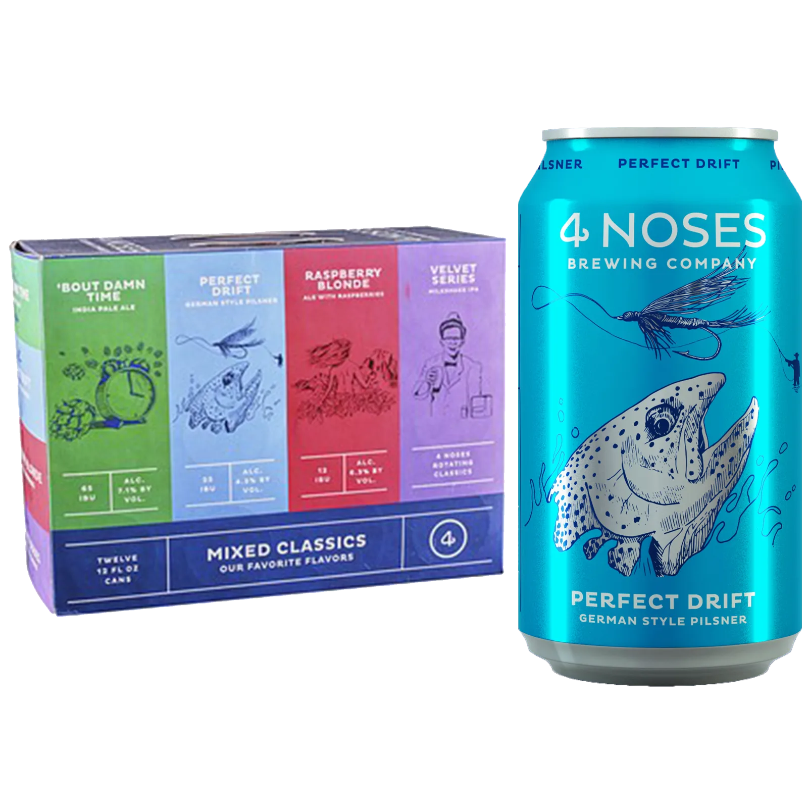 4 Noses Brewing Mixed Classics Variety Pack 12pk Can