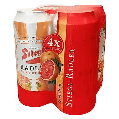 Stiegl Grapefruit Radler 4pk 16.9oz Can