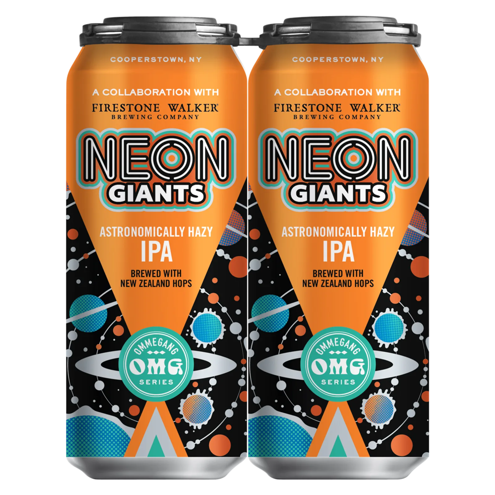 Ommegang Neon Giants Hazy IPA 4pk 16oz Can 6.5% ABV