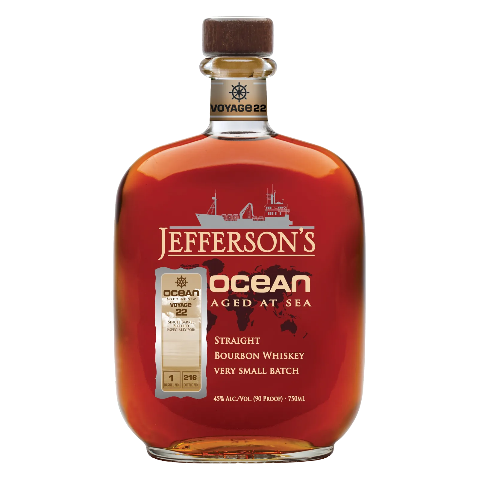 Jefferson's Ocean Wht Small Batch Bourbon Bevmo