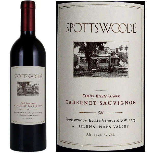 Spottswoode Estate Napa Cabernet 2018 1 5L