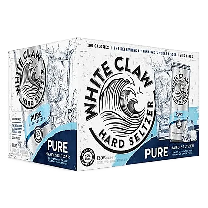 White Claw Hard Seltzer Pure (12PKC 12 OZ)