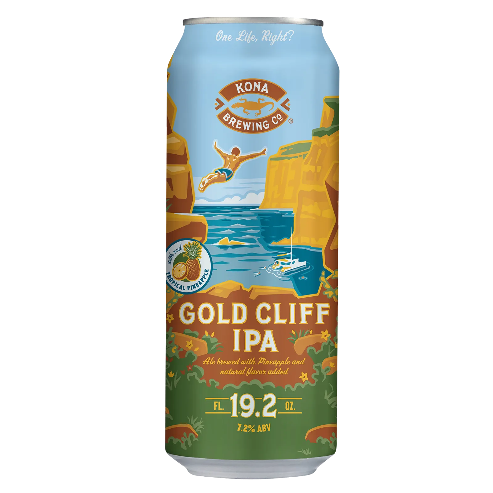 Kona Gold Cliff IPA Single 19.2oz Can