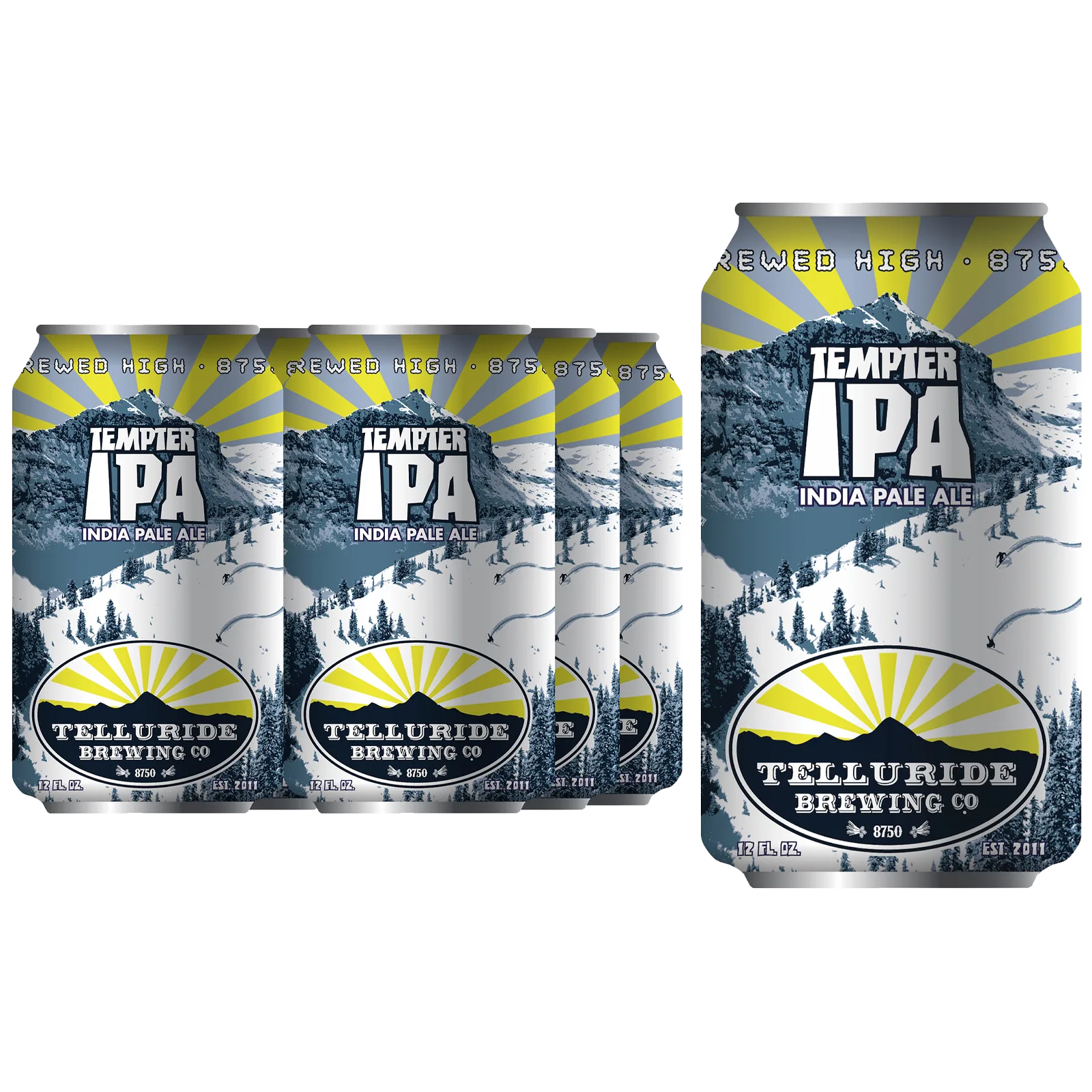 Telluride Brewing Company Tempter IPA 6pk Can 6.4% ABV