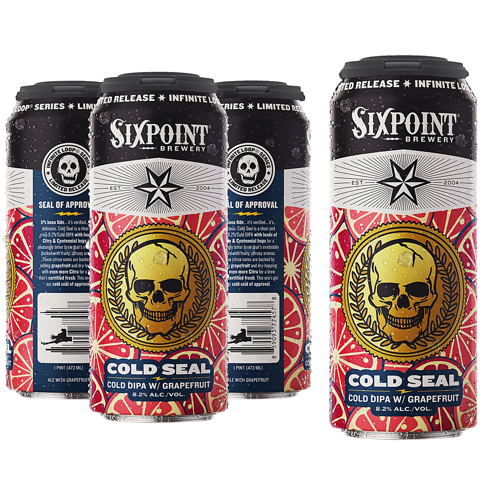 Sixpoint Infinite Loop Series - Cold Seal DIPA 4pk 16oz Can 8.2% ABV