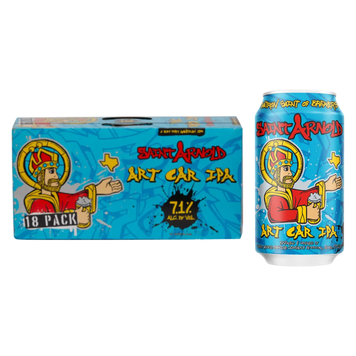 St. Arnold Art Car IPA 18pk Can 7.1% ABV