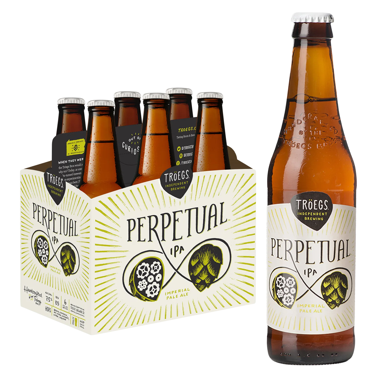 Troegs Perpetual IPA 6pk Btl 7.5% ABV