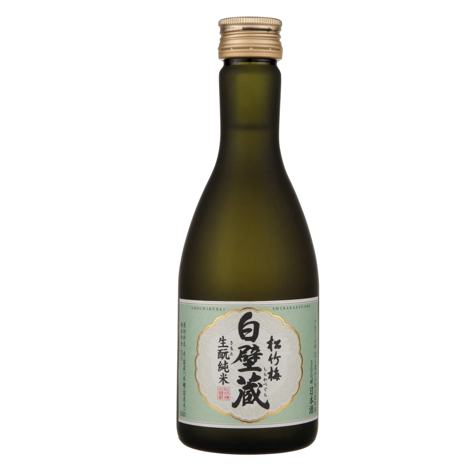 Sho Chiku Bai Shirakabegura Kimoto Junmai Sake