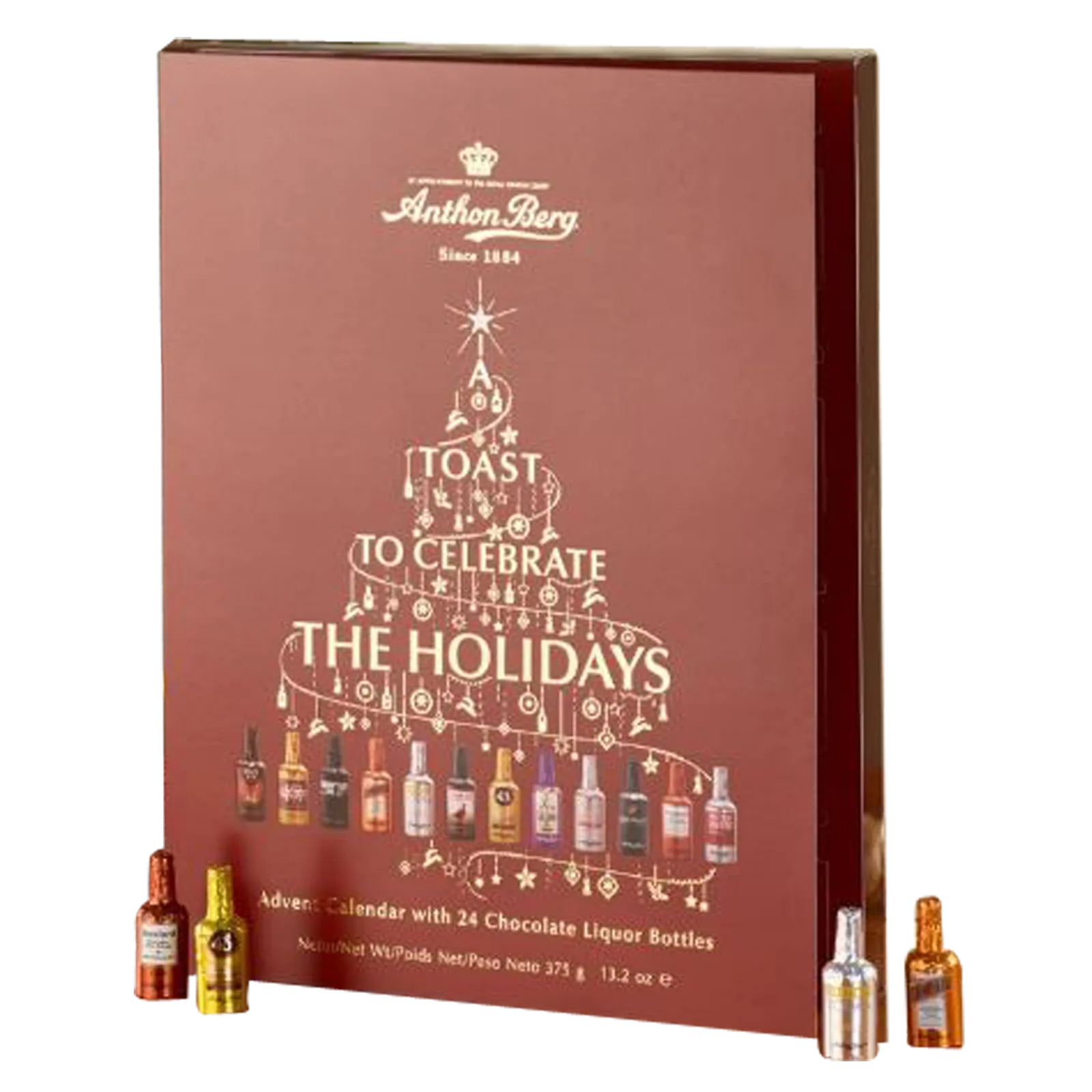 Anthon Berg Chocolate Liquor Bottles Advent Calendar (13.2 OZ