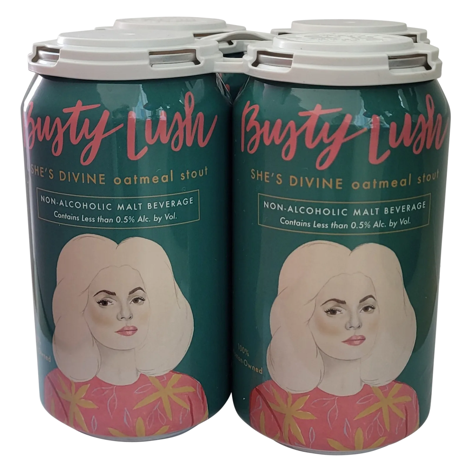 Busty Lush She's Divine Oatmeal Stout Non-Alcoholic 4pk 12oz