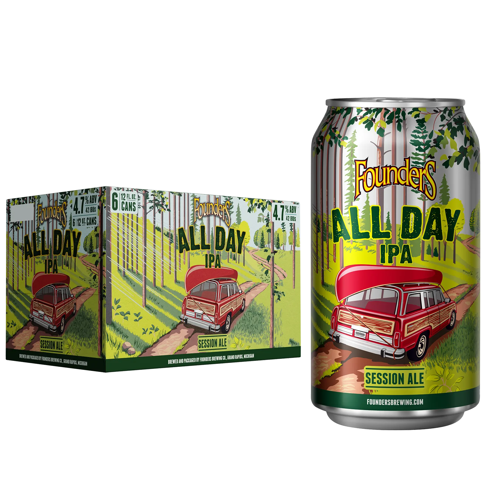 Founders Brewing All Day IPA 6pk Can