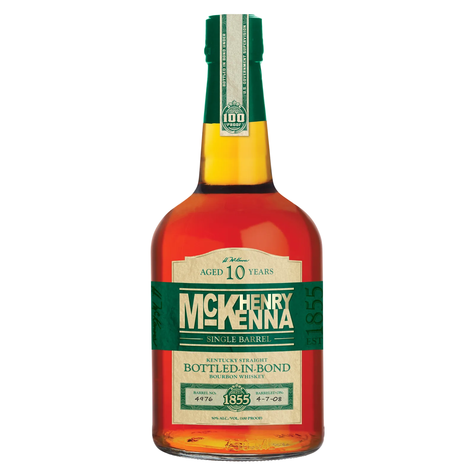 Henry McKenna 10 Yr Single Barrel Bourbon (100 Proof