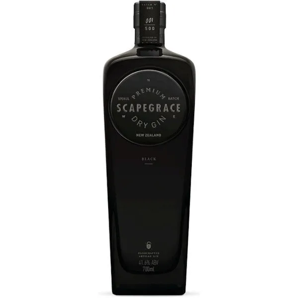 Scapegrace Black New Zealand Dry Gin 750Ml