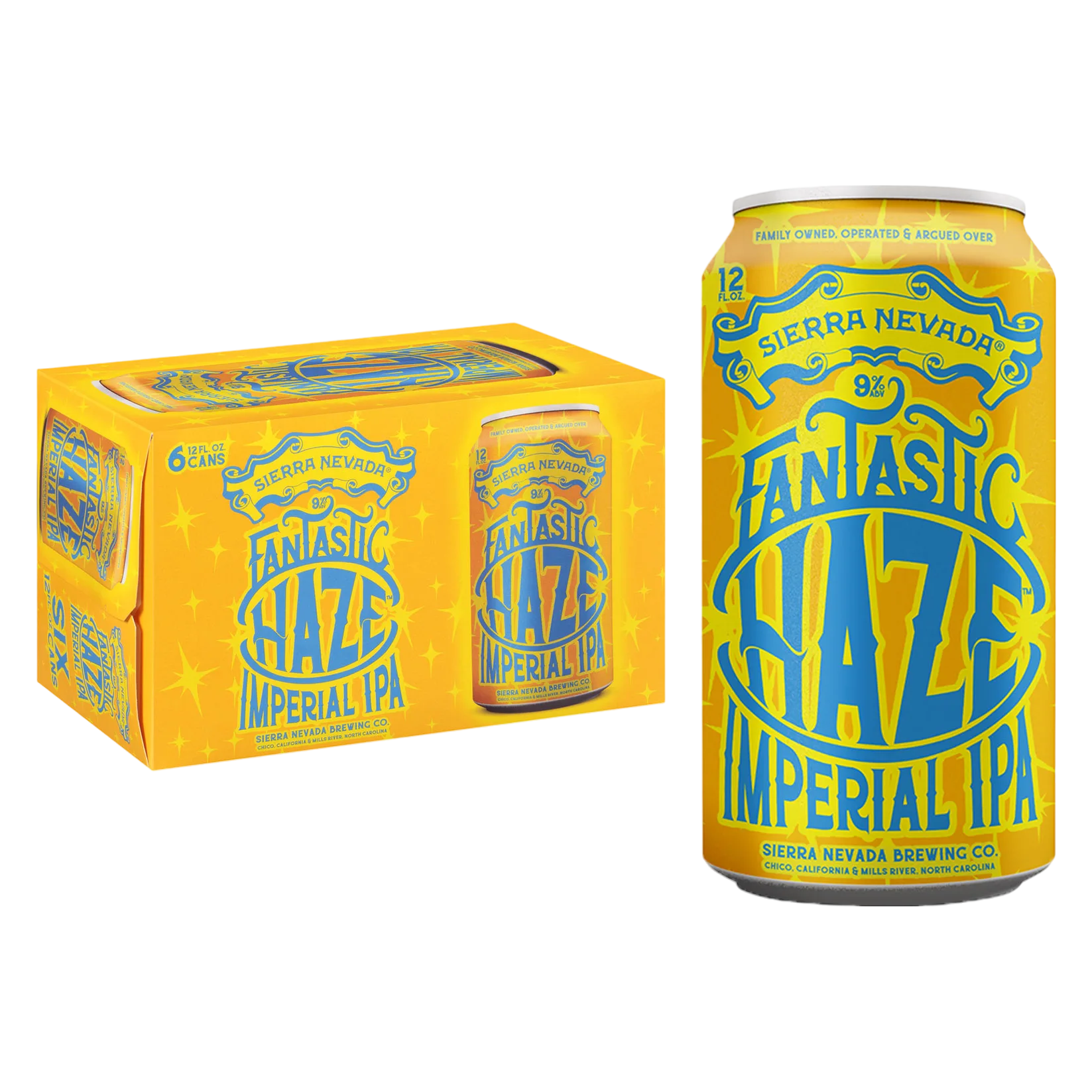 Sierra Nevada Fantastic Haze Imperial IPA 6pk Can 9.0% ABV