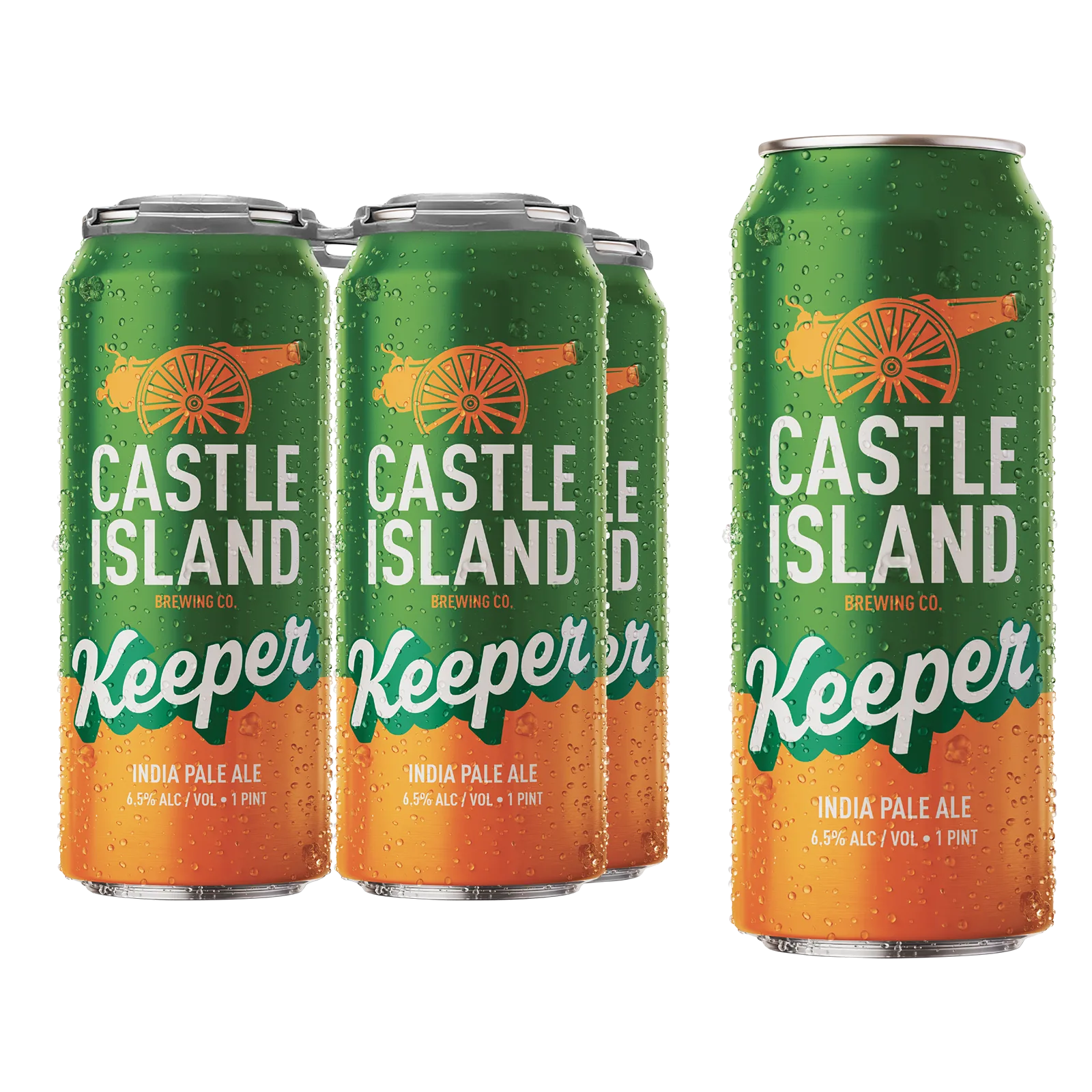 Castle Island Keeper 4pk 16oz Can 6.5% ABV