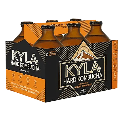 KYLA Hard Kombucha Ginger Tangerine (6PKB 11.2 OZ)