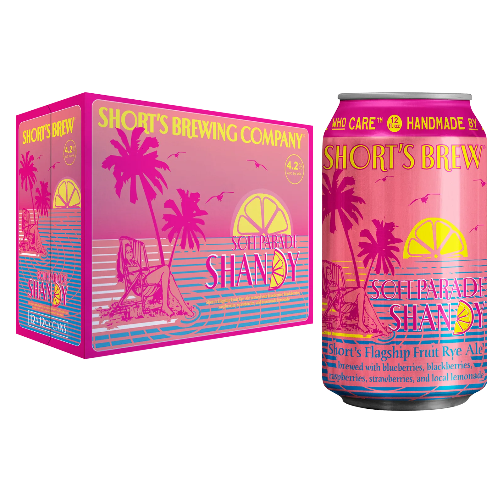 Short's Soft Parade Shandy Ale 12pk Can 4.2% ABV