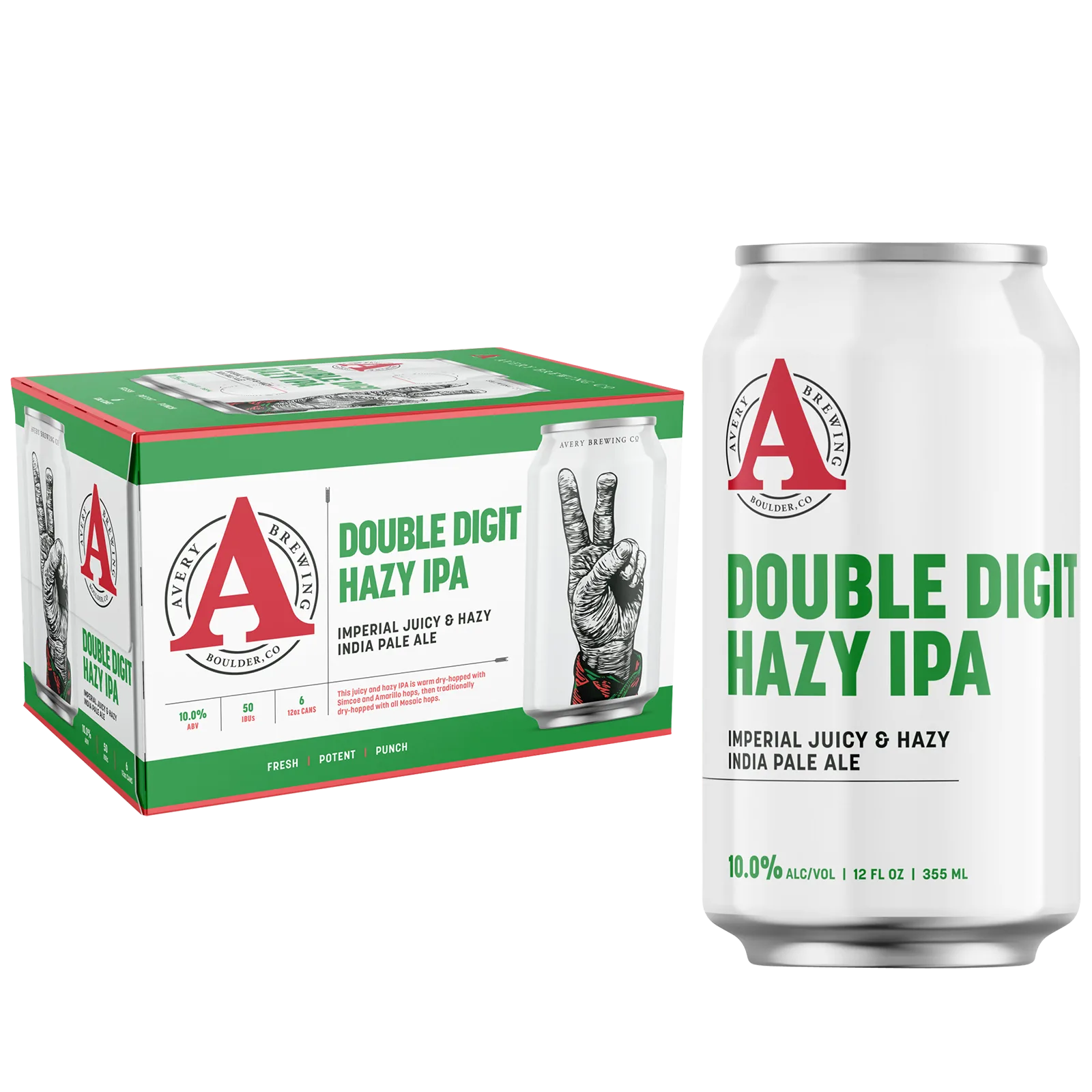 Avery Brewing Double Digit Hazy Ipa 6pk Can