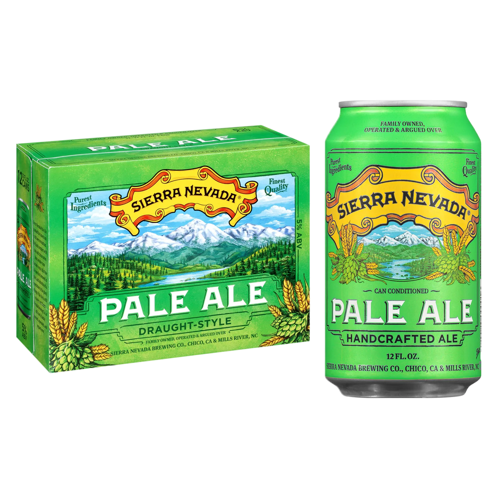 Sierra Nevada Pale Ale 12pk Can 5.6% ABV
