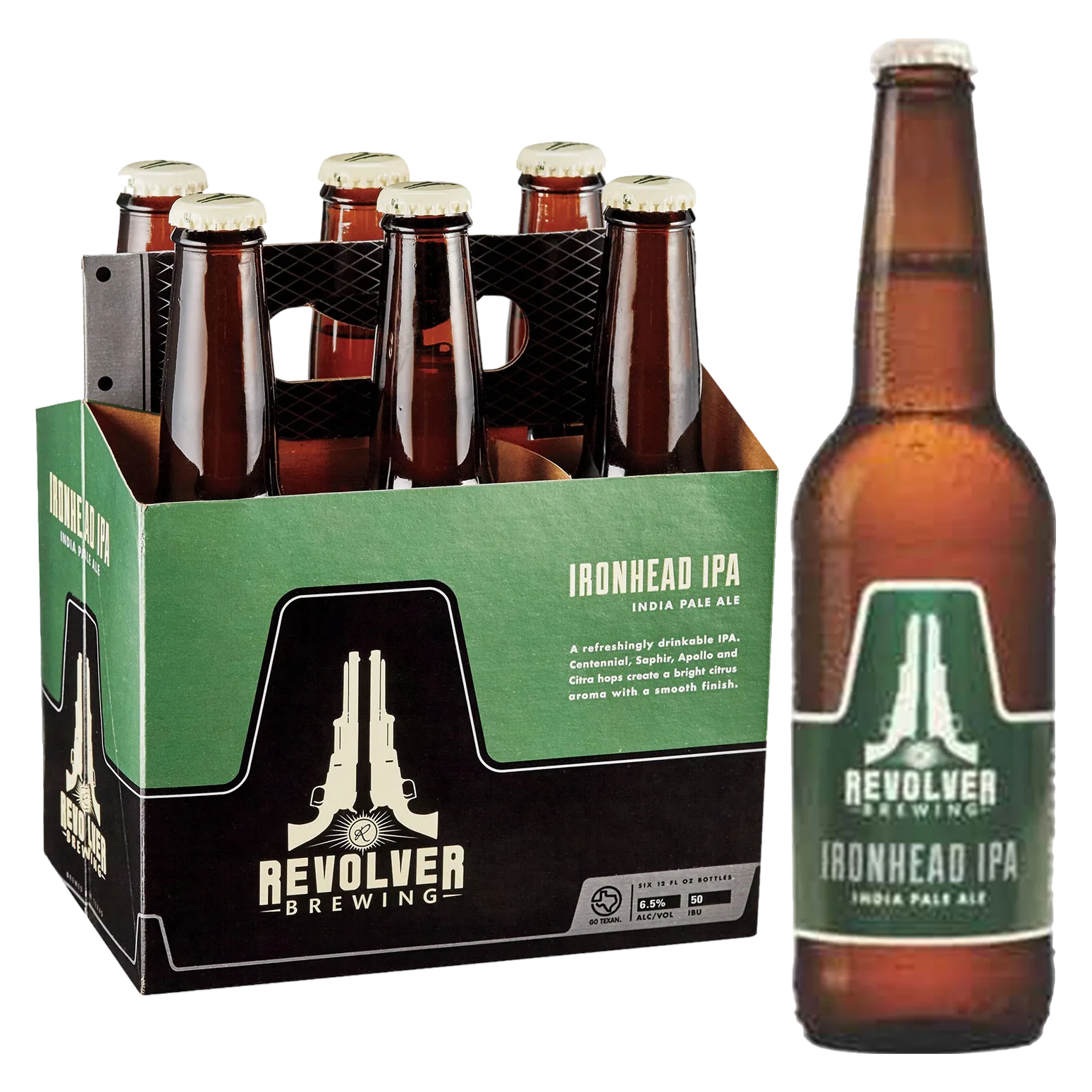 Revolver Brewing Ironhead IPA 6 Pack Bottles
