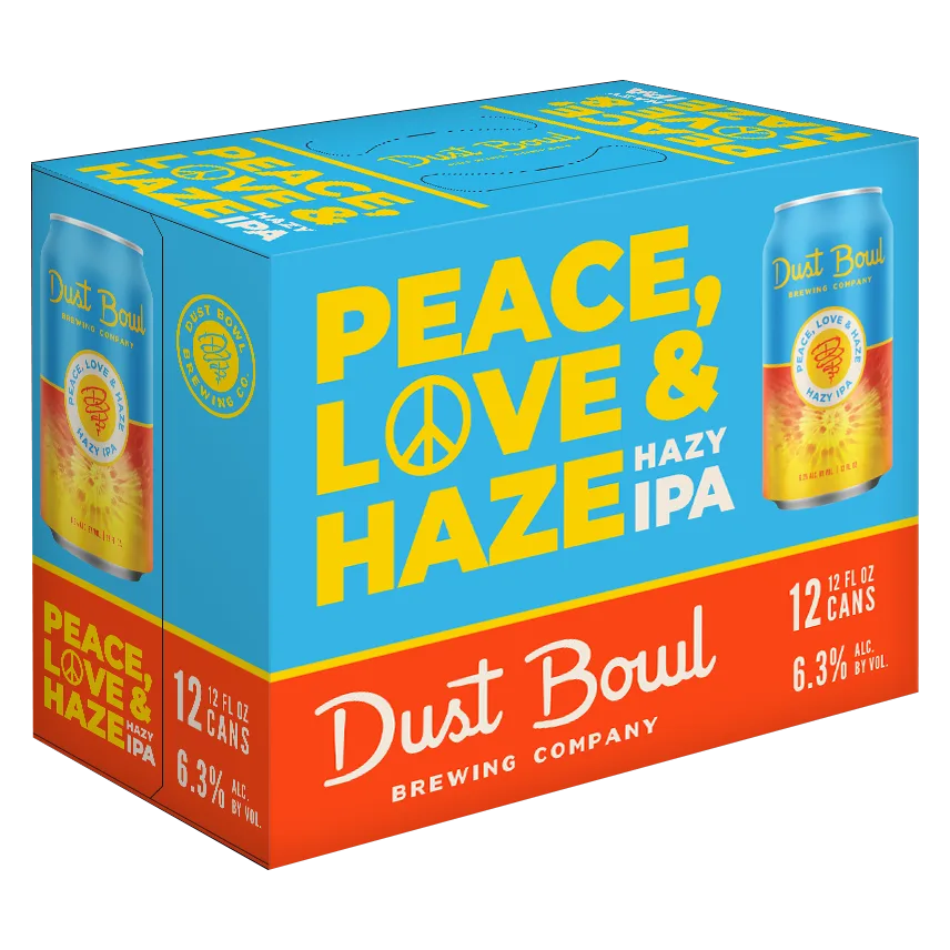Dust Bowl Brewing Peace Love Haze 12pk Can