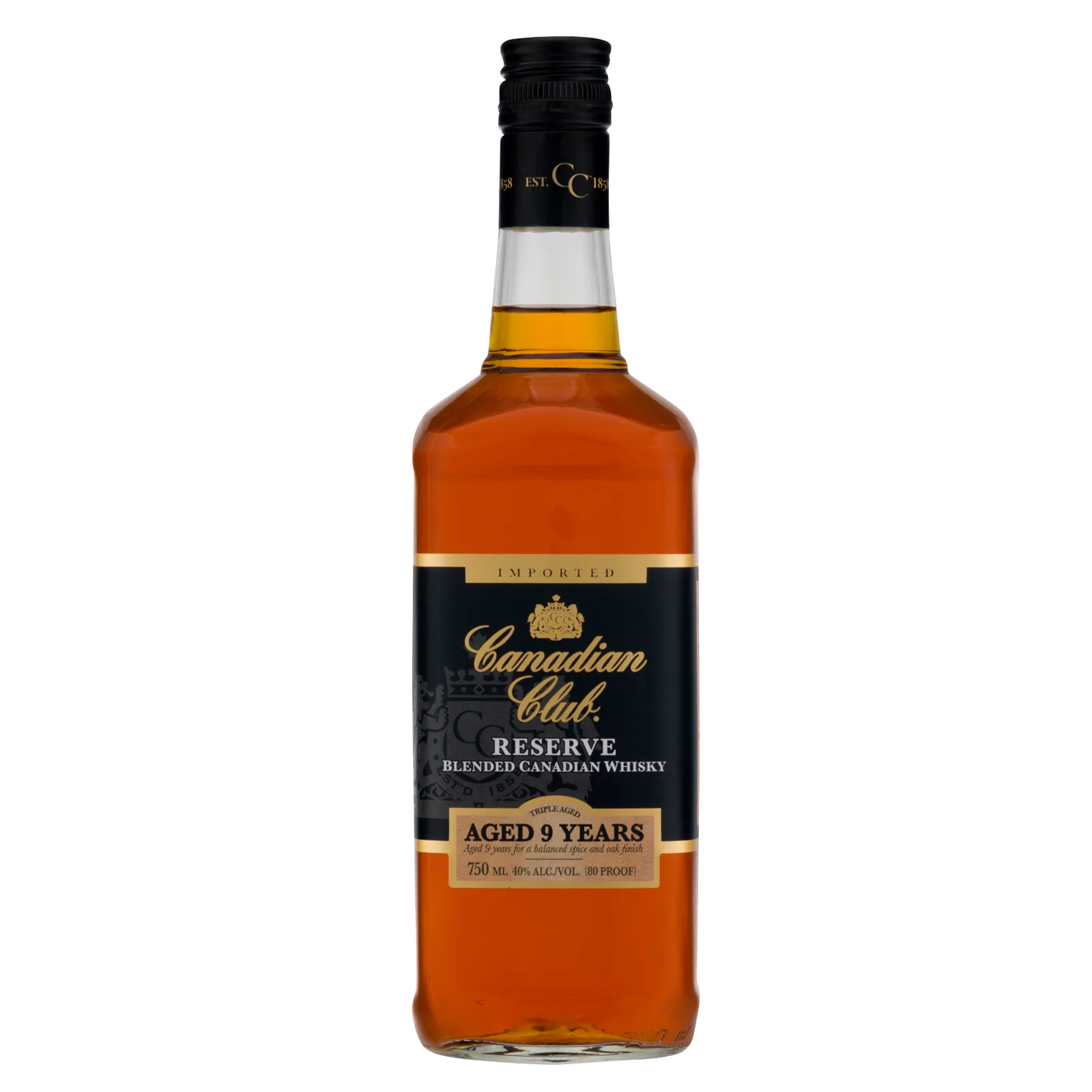 Canadian Club Whisky Reserve 9 Yr