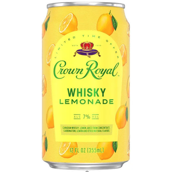 Crown Royal Whisky Lemonade Ready To Drink Cocktail 200Ml 4 Pack