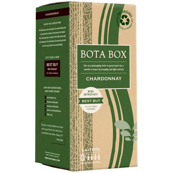 Bota Box Chardonnay Nv 3L