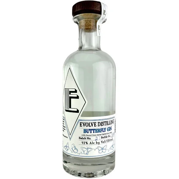 Evolve Distilling Butterfly Gin 750Ml