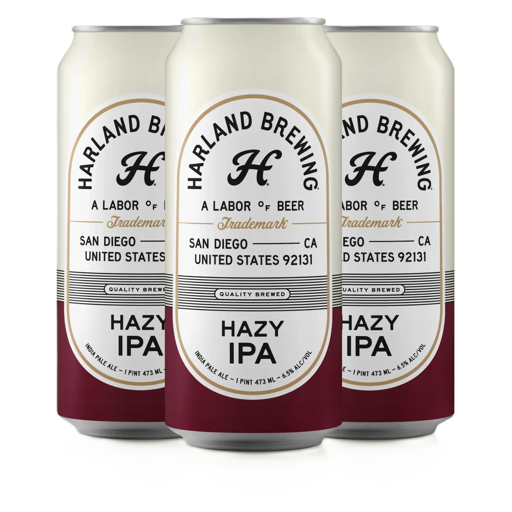 Harland Brewing Hazy IPA 4pk 16oz Can